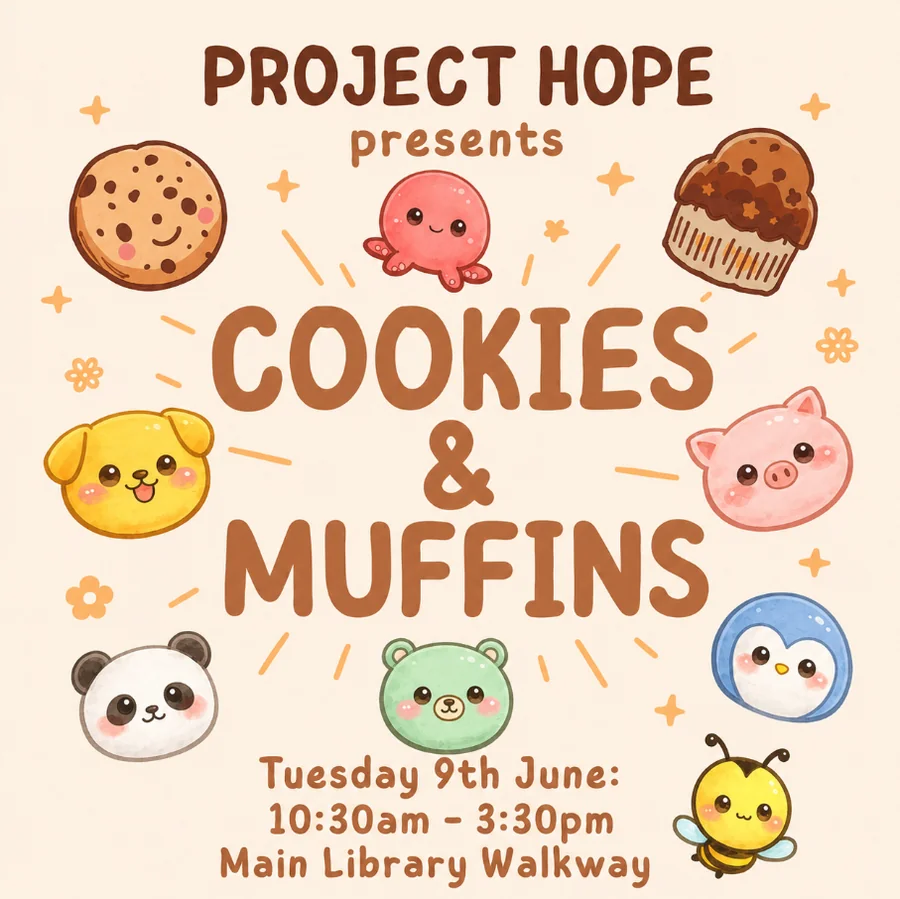 Cookies & Muffins event graphic